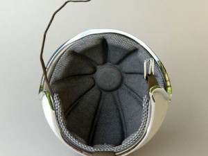 rigged moto helmet nc3 Modèle 3D