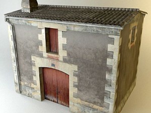 antique old building 3D Model