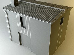 antique old building Modelo 3D
