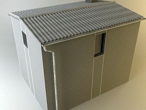 antique old building Modelo 3D