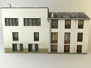 antique old building nc2 3D Model