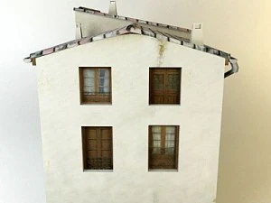 antique old building nc2 3D Model