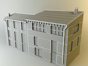 antique old building nc2 Model 3D