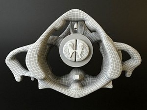 vertebrae c1 c2 cervical spine bones Model 3D