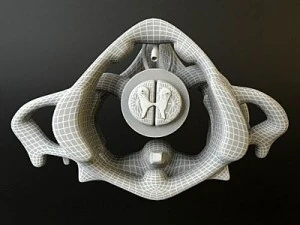 vertebrae c1 c2 cervical spine bones 3D Model