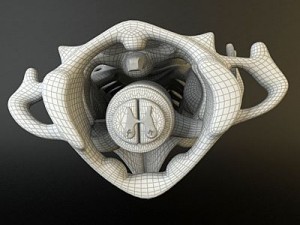 cervical spine human 3D Model