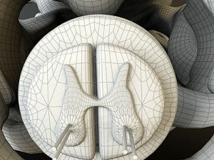cervical spine human 3D Model