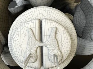 cervical spine human 3D Model