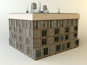 city clinic building 3D Model