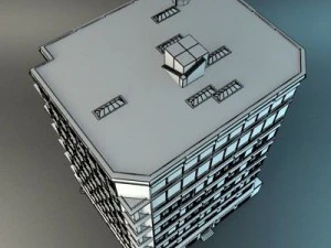 Stadtgeb&auml;ude 3D Modell