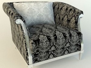 armchair collection Model 3D