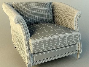 armchair collection Model 3D