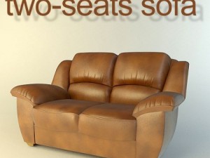 leather furniture set 3D Model