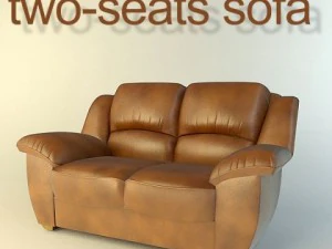 leather furniture set 3D Model
