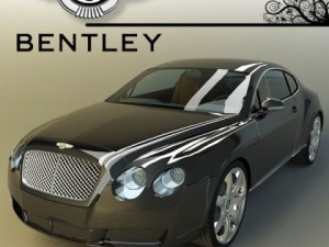 bentley continental gt Model 3D