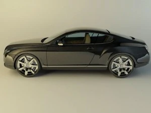 bentley continental gt 3D Model