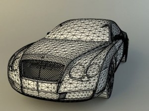 bentley continental gt 3D मॉडल