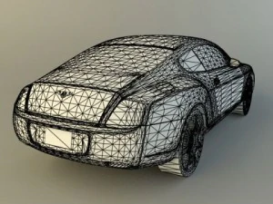 bentley continental gt 3D Model