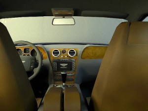 bentley continental gt 3D मॉडल