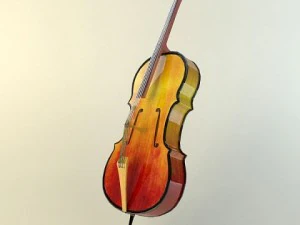violoncello 3D Model