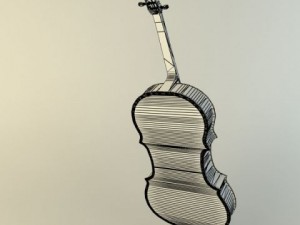 violoncello 3D Model