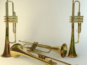 trumpet 3D 模型