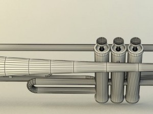 trumpet 3D 模型