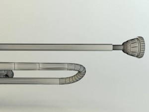 trumpet 3D 模型