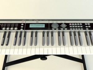 synthesizer Modelo 3D