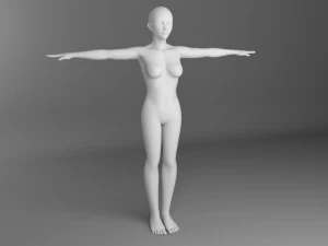 model wanita dewasa Model 3D