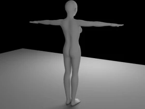 adult female model 3D Model