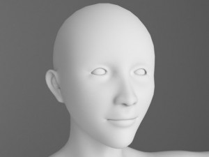adult female model Modèle 3D