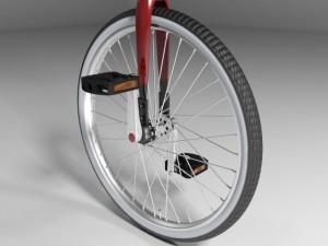 unicycle 3D 模型