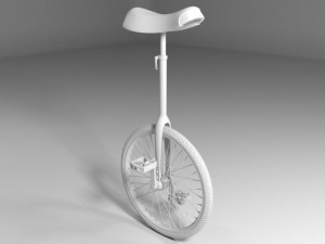 unicycle 3D 模型