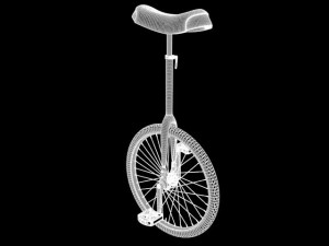 unicycle 3D 模型