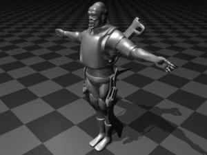 soldado malvado Modelo 3D