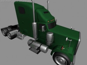 freightliner classic xmax Modèle 3D
