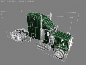 freightliner classic xmax 3D 模型