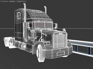 freightliner classic xl 3D Model