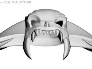 capacete de osso Modelo 3D