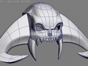 bone helmet 3D Модель