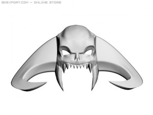 bone helmet 3D Модель