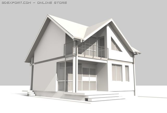 house gc1 3D मॉडल .c4d .max .obj .3ds .fbx .stl .blend 