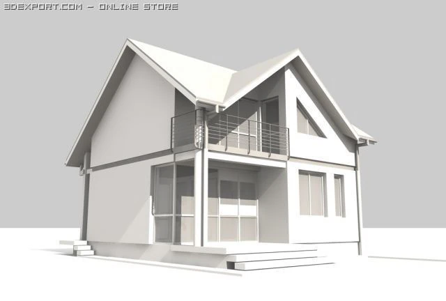 house gc1 3D Model .c4d .max .obj .3ds .fbx .stl .blend 