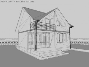 house gc1 3D मॉडल