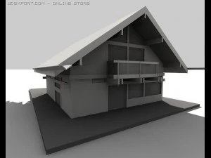 glass house 3D Model