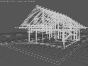 glass house 3D Model