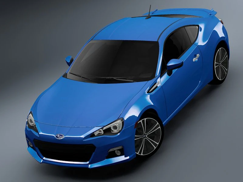 subaru brz 3D Model .c4d .max .obj .3ds .fbx .stl .blend