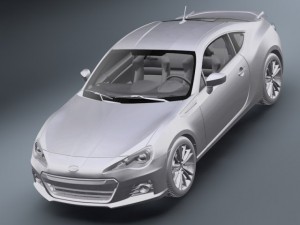 subaru brz 3D Модель