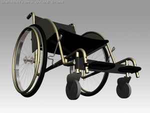 whirlwind wheelchair 3D Model